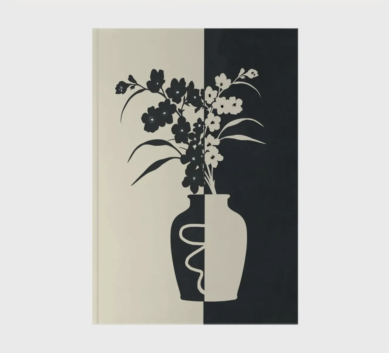 Botanical Contrast 2 notebook by cityart