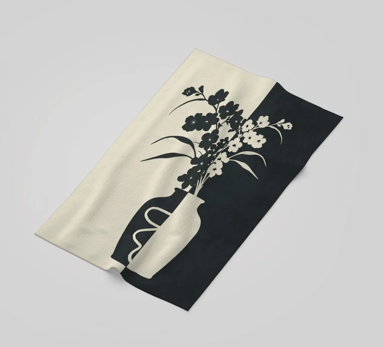 Botanical Contrast 2 telo mare da cityart