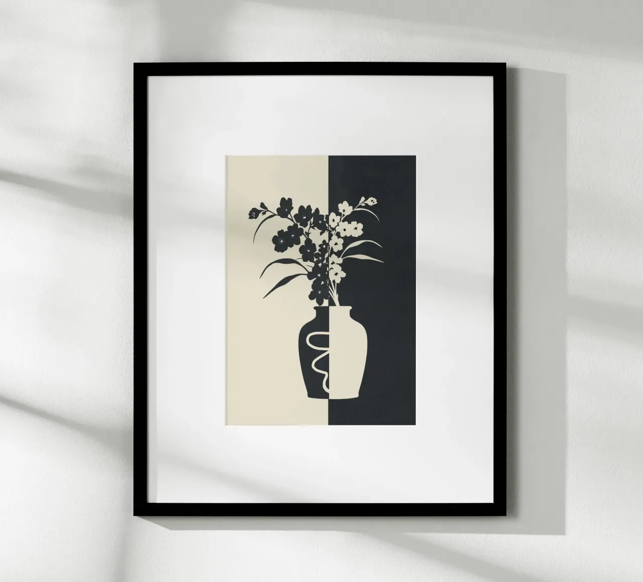 Botanical Contrast 2 poster da cityart