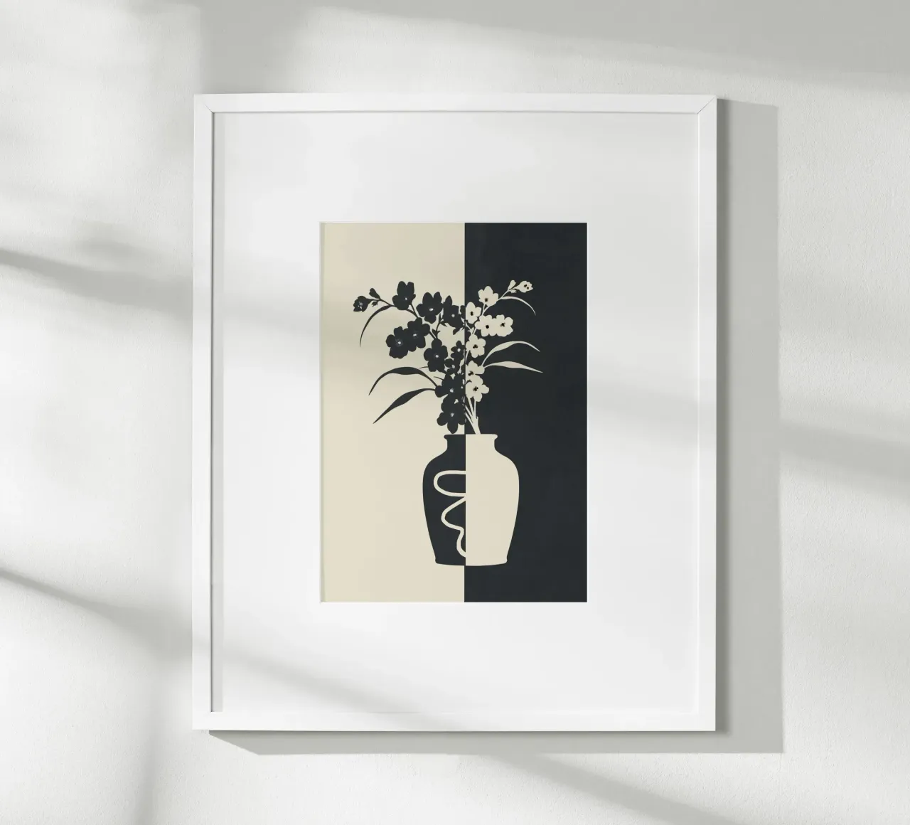 Botanical Contrast 2 poster da cityart