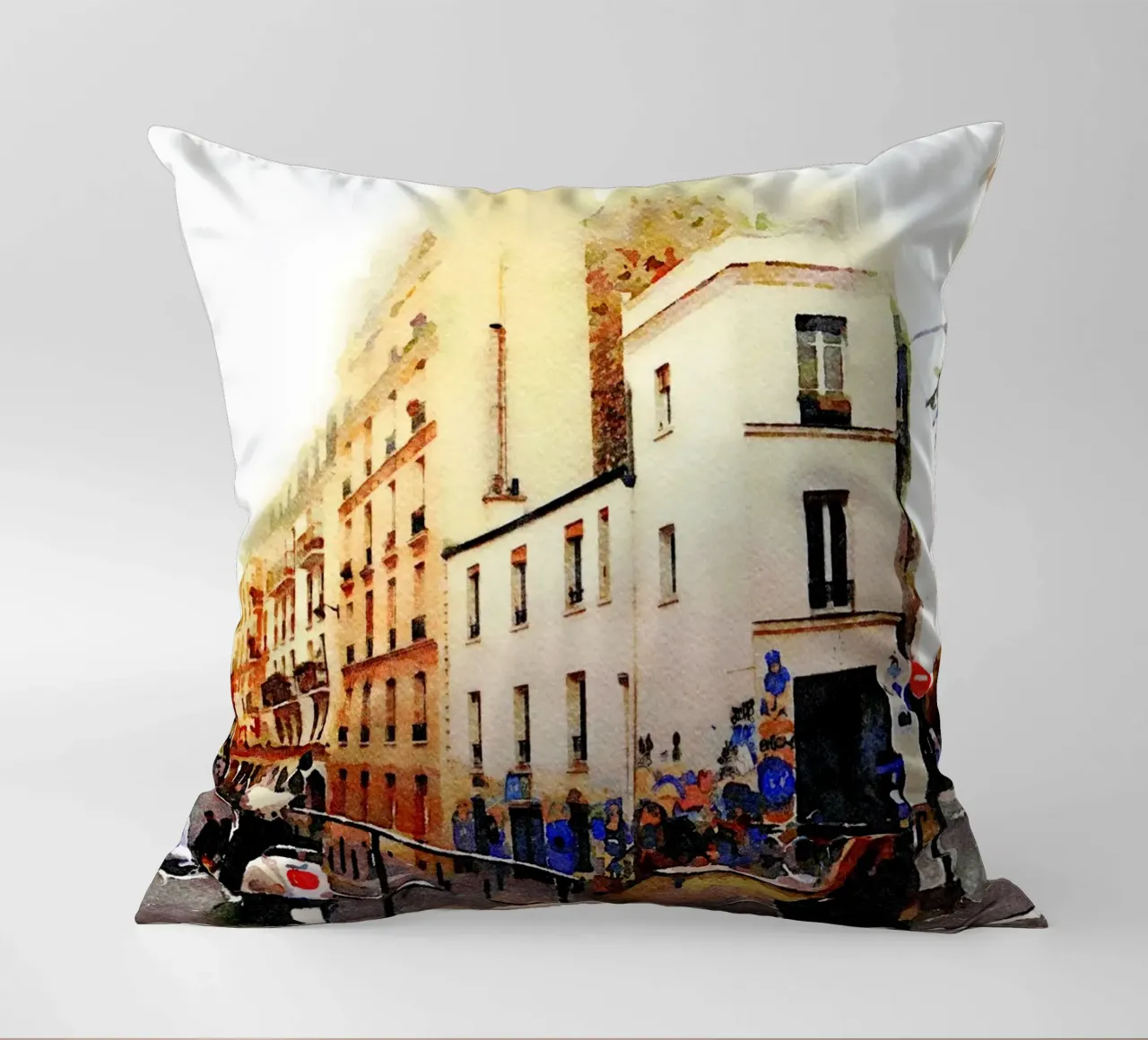 A Parigi cuscino da Massimo Frascogna