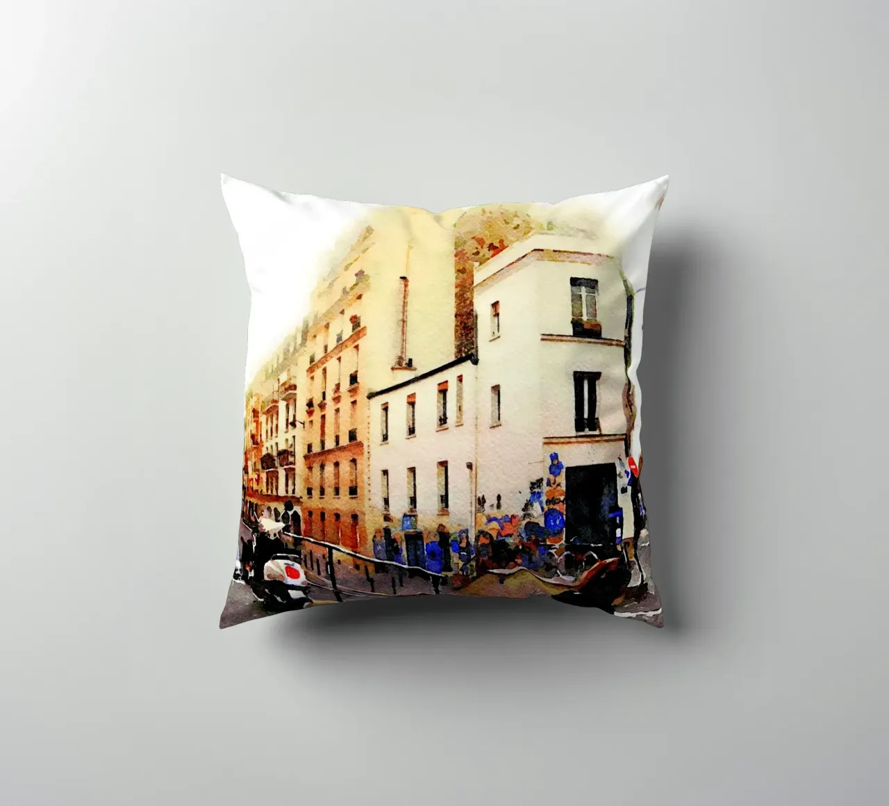 A Parigi cuscino da Massimo Frascogna