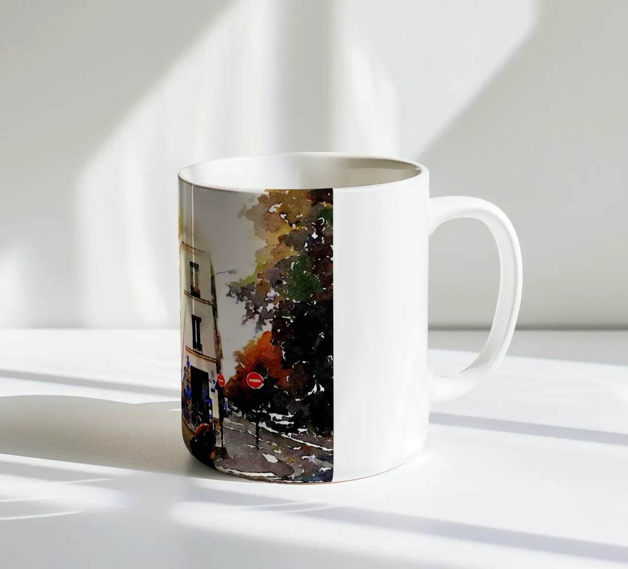 A Parigi tazza in ceramica da Massimo Frascogna