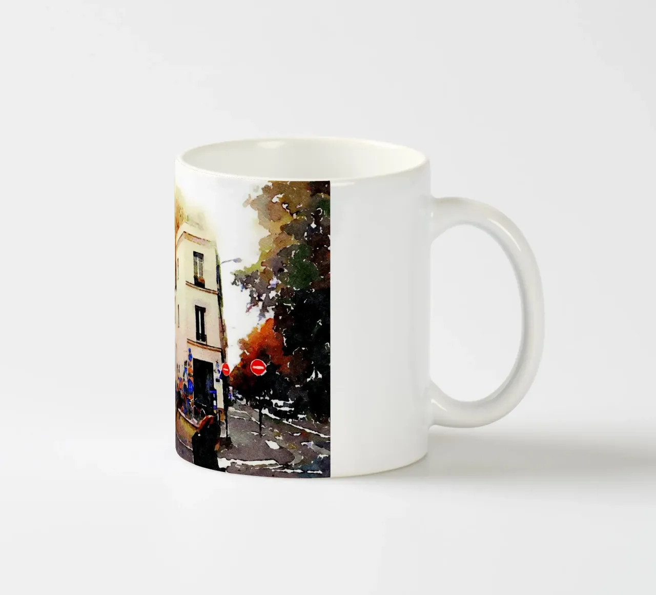A Parigi tazza in ceramica da Massimo Frascogna