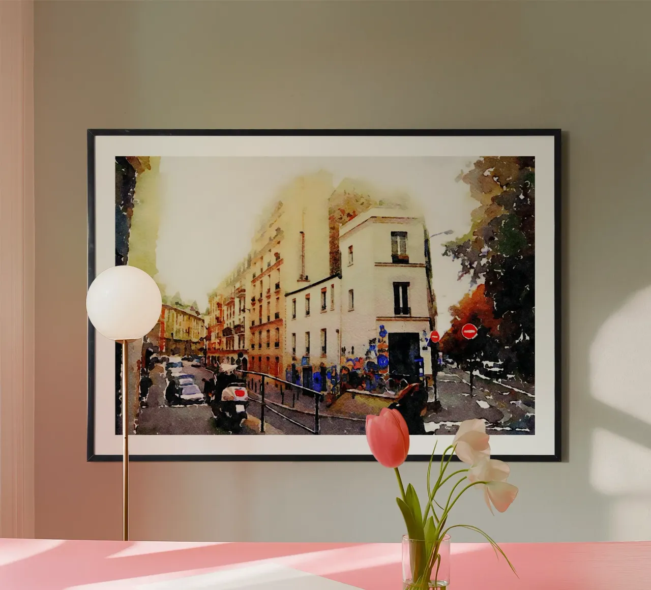 In Paris poster by Massimo Frascogna
