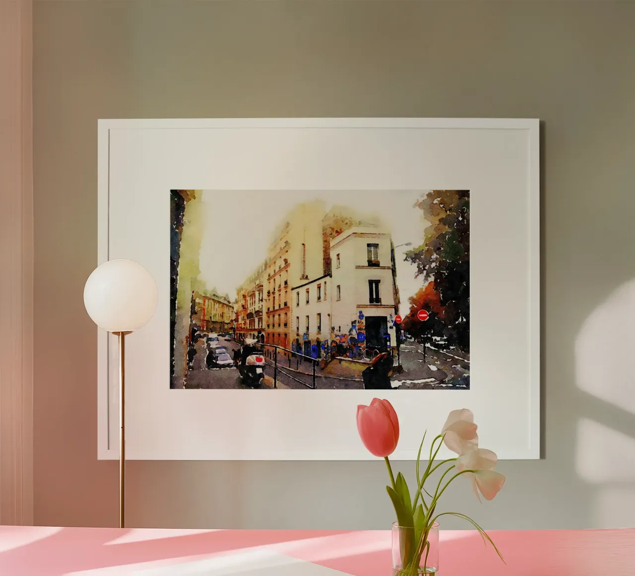 In Paris poster by Massimo Frascogna