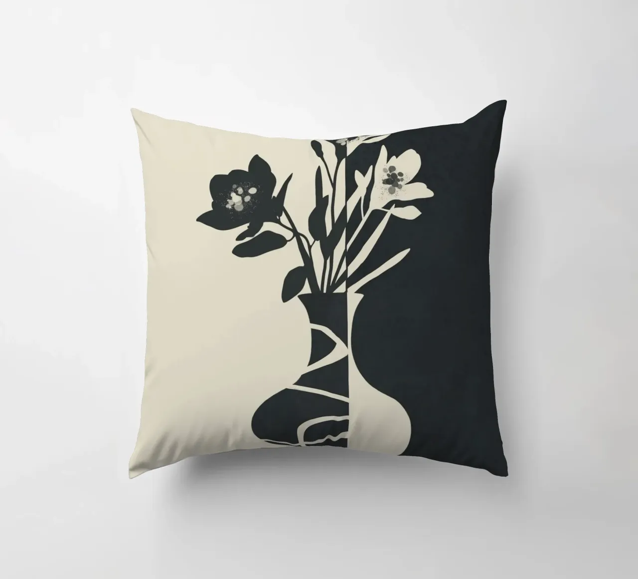 Botanical Contrast 3 cuscino da cityart