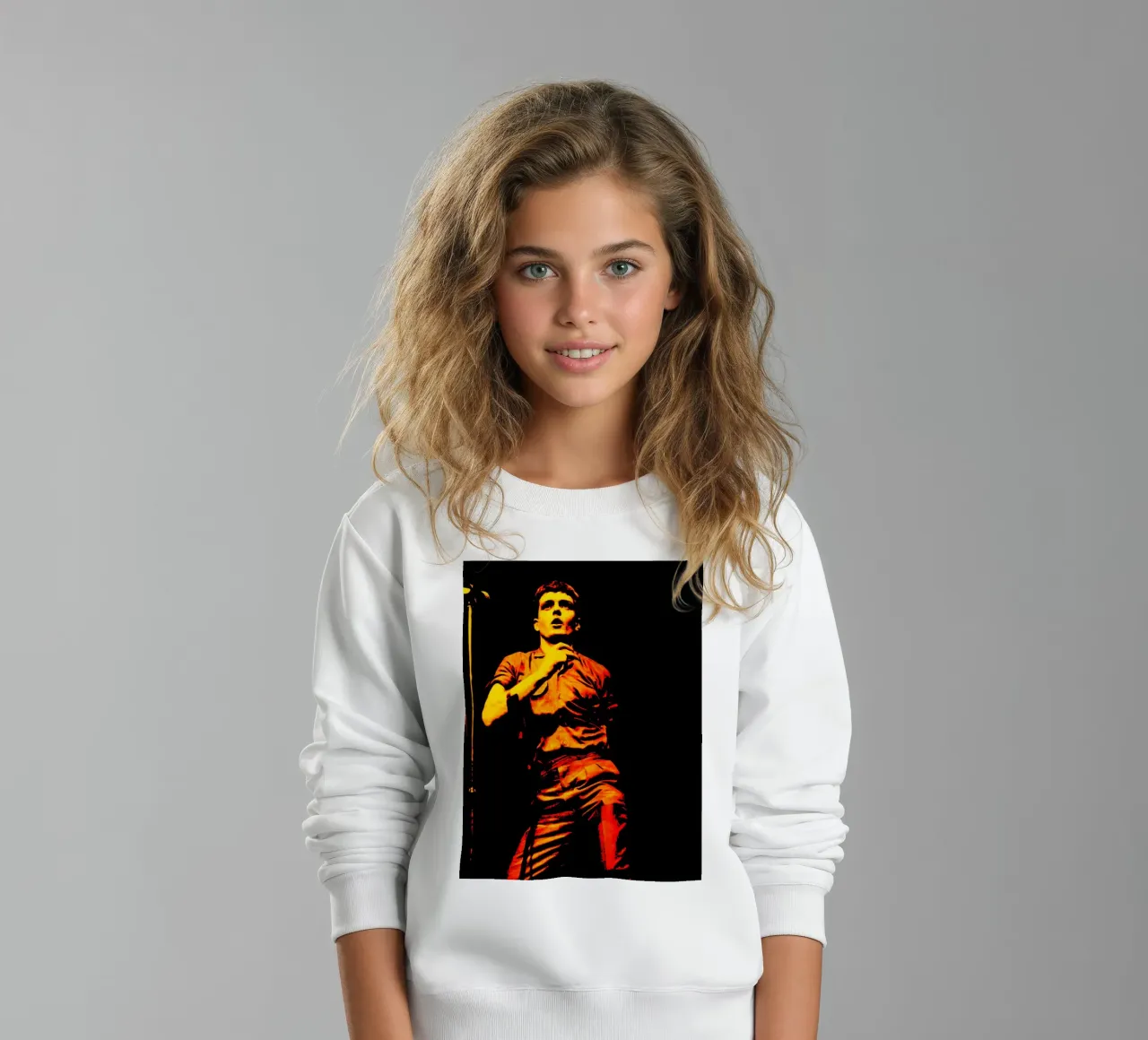 Ian Curtis Joy Division 3 Arte felpa bambino da music soul