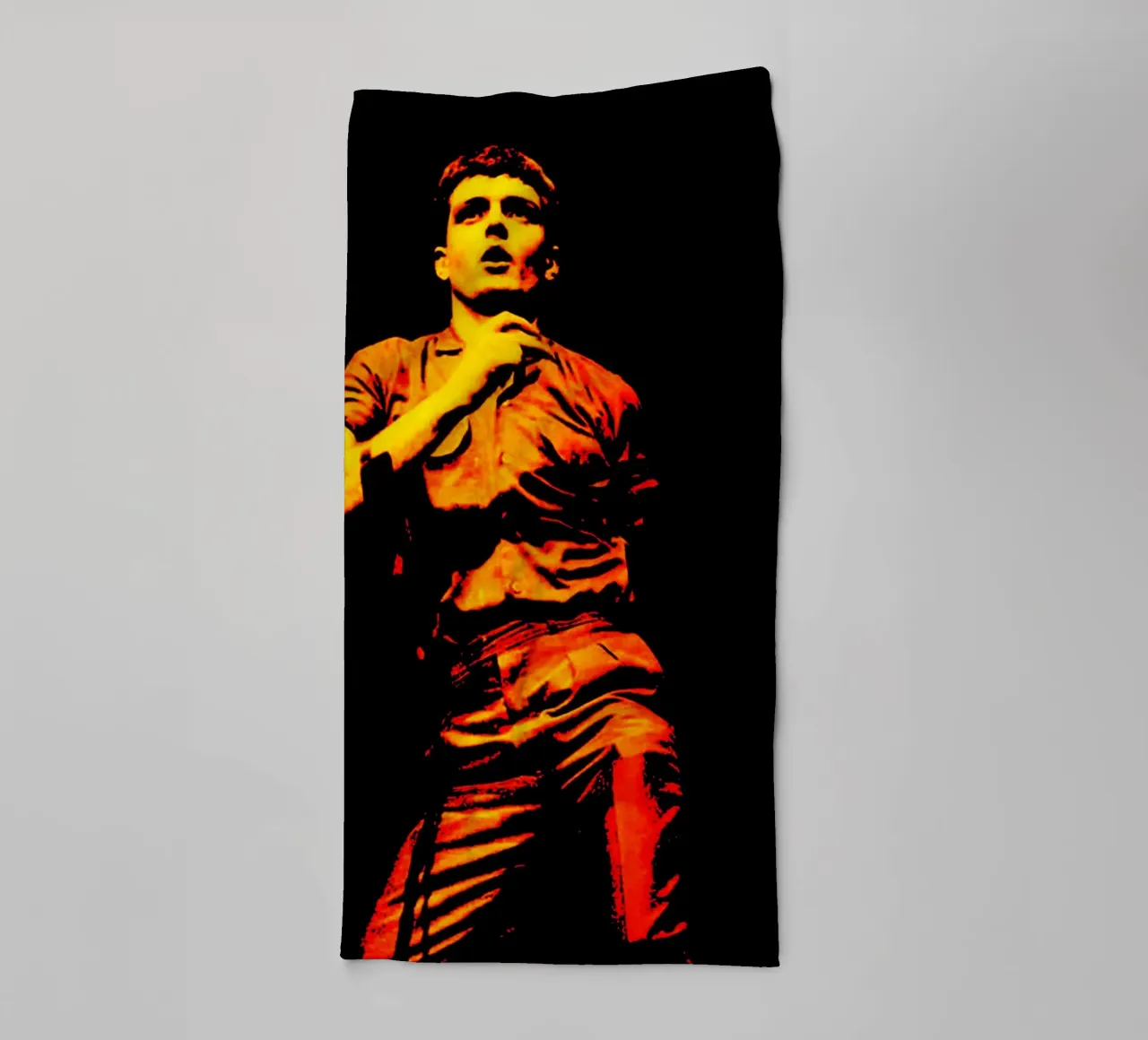 Ian Curtis Joy Division 3 Art towel by music soul