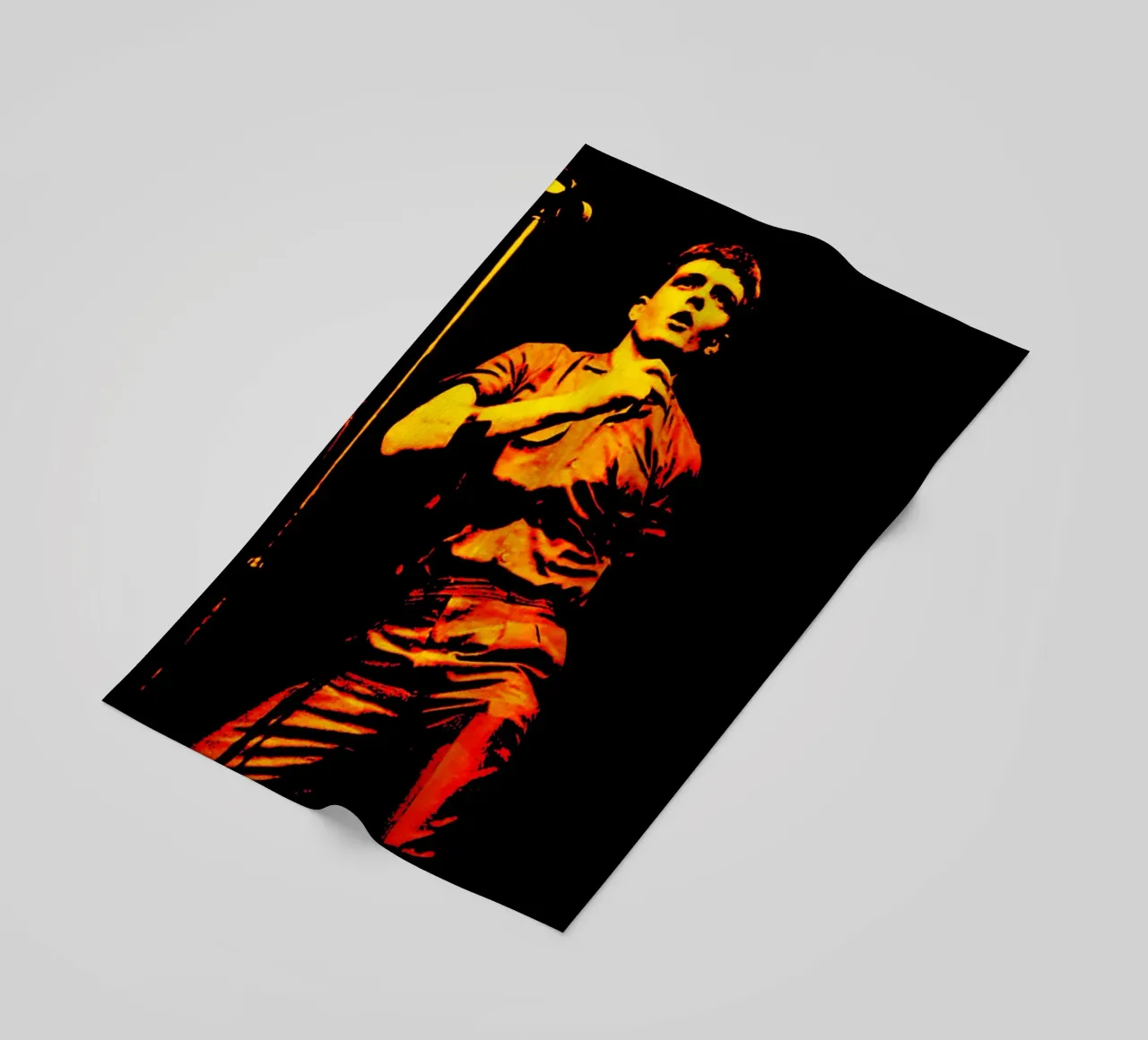 Ian Curtis Joy Division 3 Arte telo mare da music soul