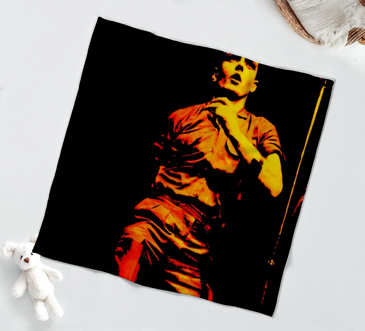 Ian Curtis Joy Division 3 Arte coperta in pile da music soul