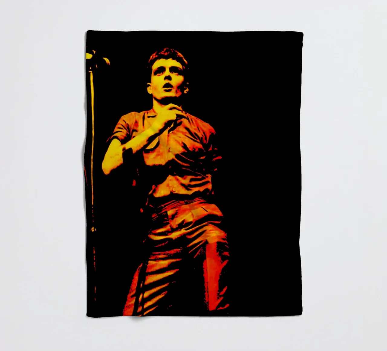 Ian Curtis Joy Division 3 Arte coperta in pile da music soul