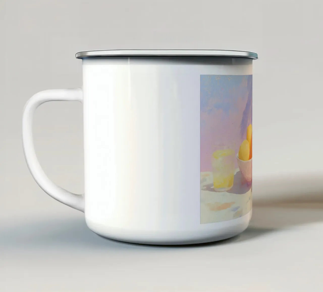 Limonata solare tazza in smalto da Carinaprint