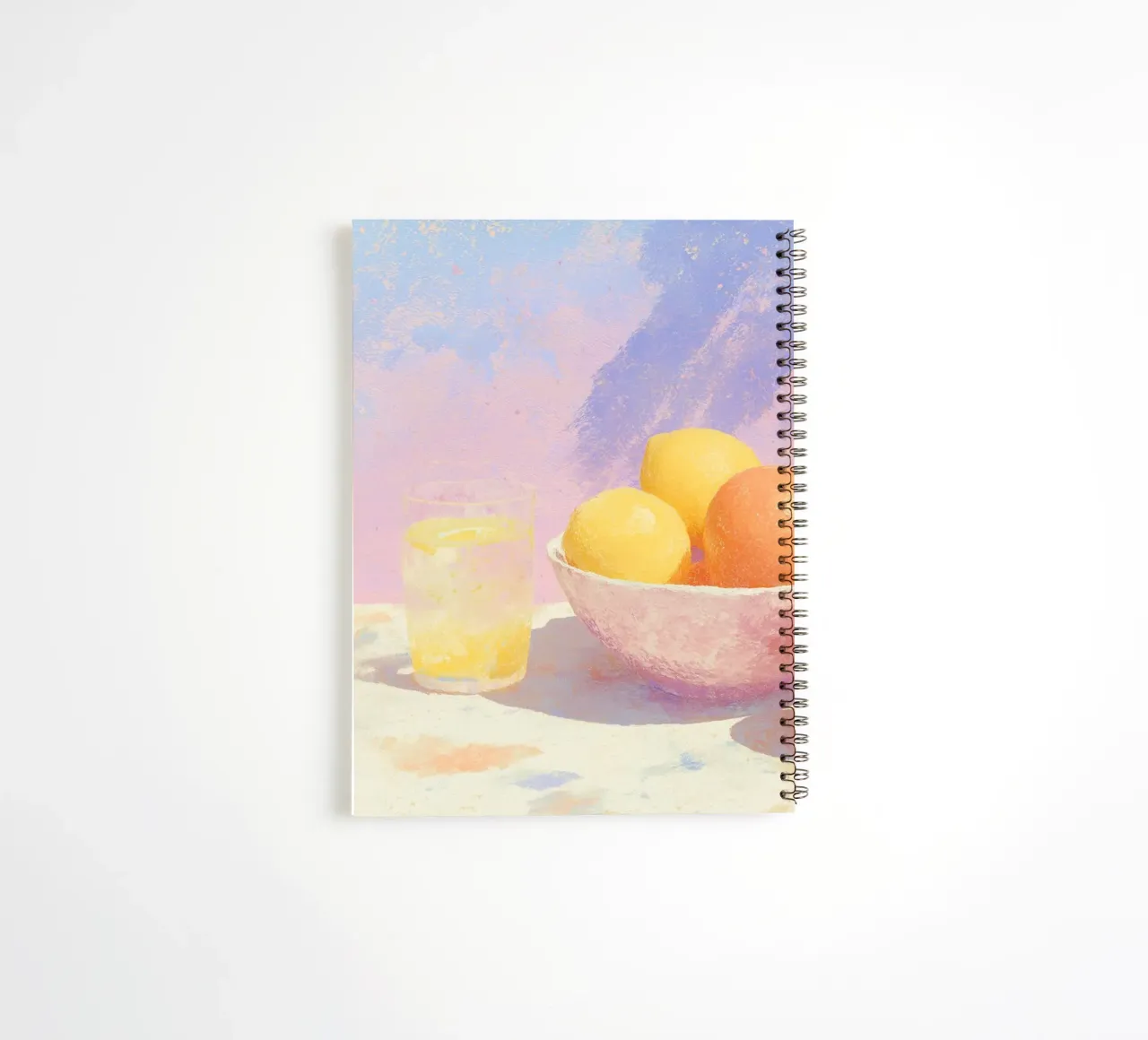 Sunny lemonade spiral notebook by Carinaprint