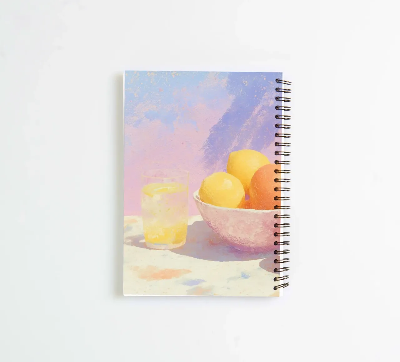 Sunny lemonade spiral notebook by Carinaprint