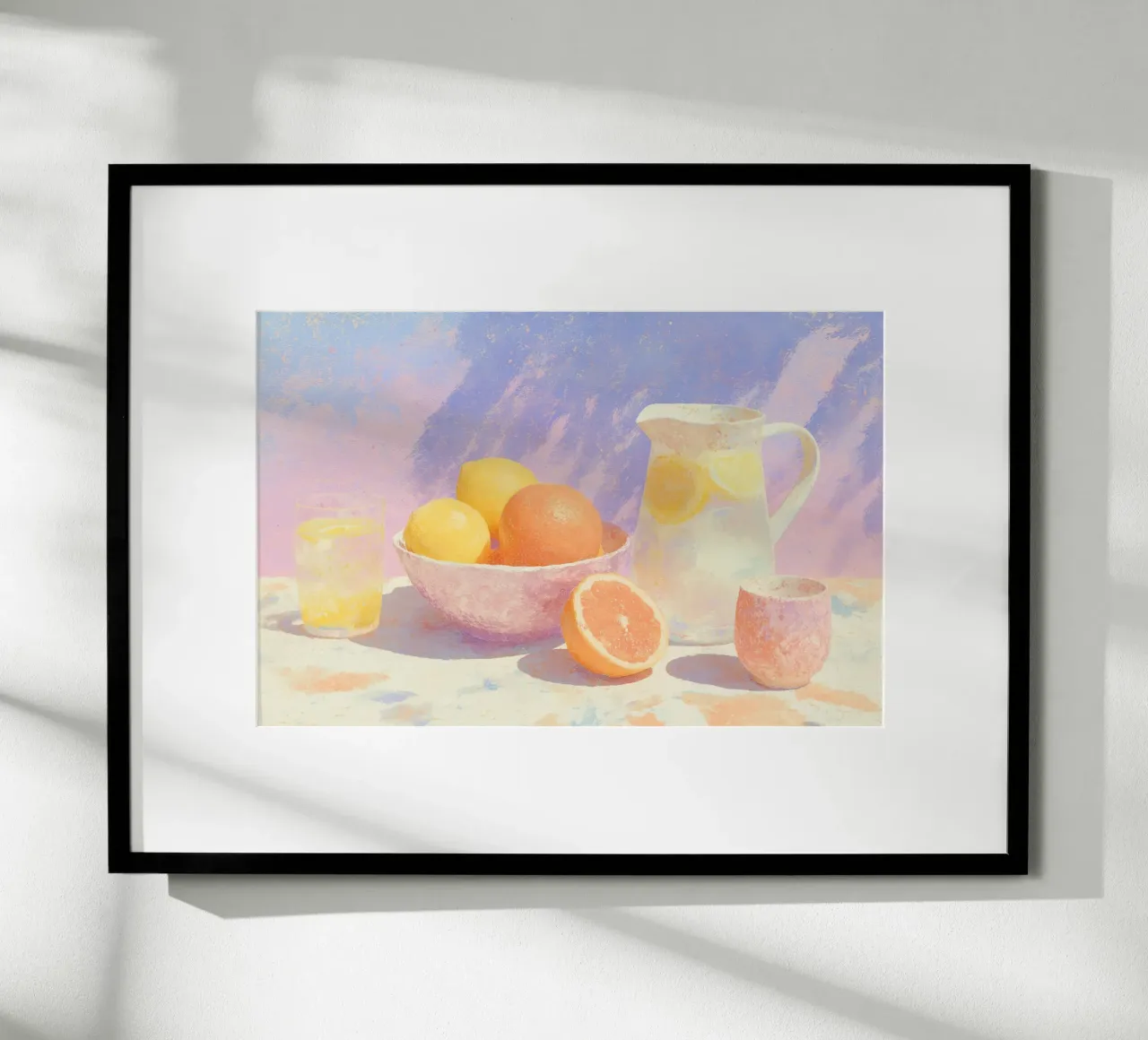 Limonata solare poster con telaio in plastica da Carinaprint