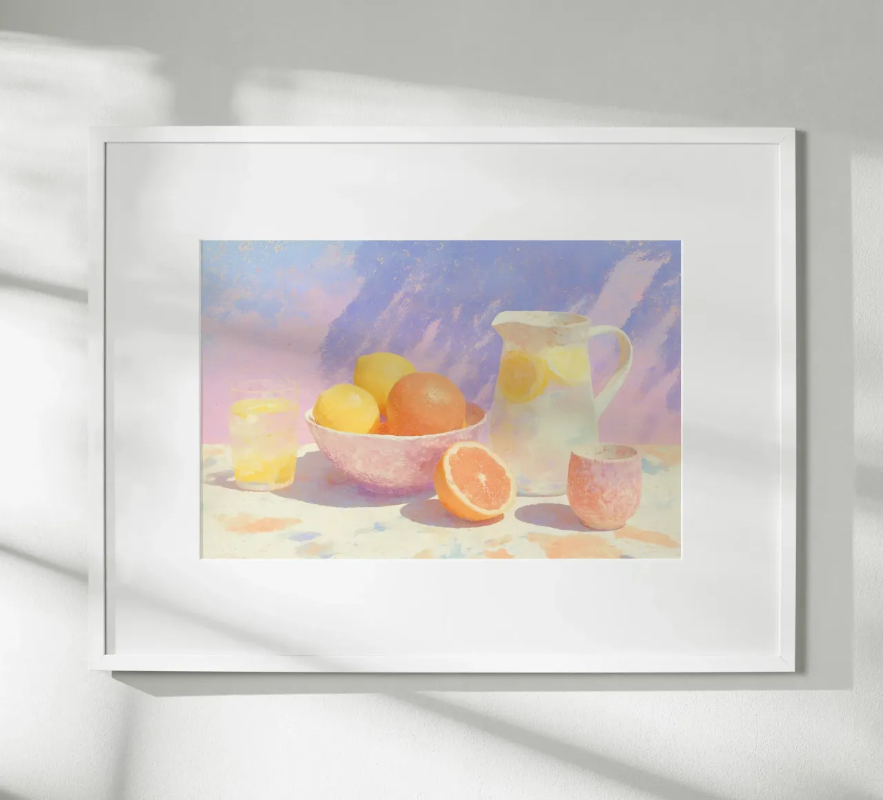 Limonata solare poster con telaio in plastica da Carinaprint
