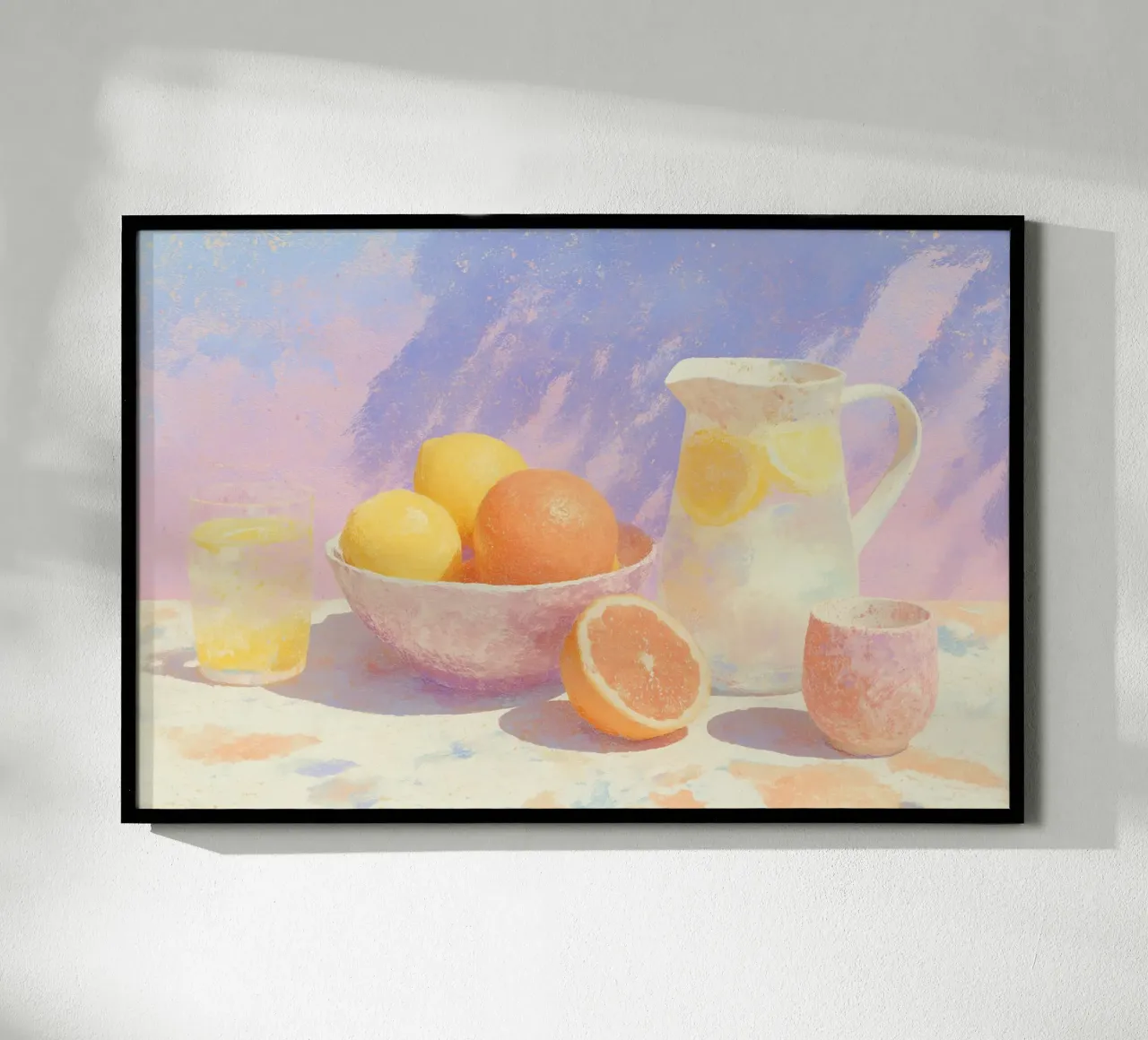 Limonata solare poster con telaio in plastica da Carinaprint