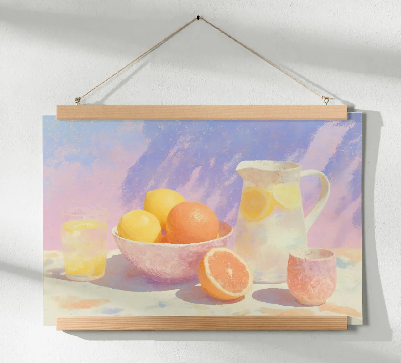 Limonata solare poster con telaio in plastica da Carinaprint