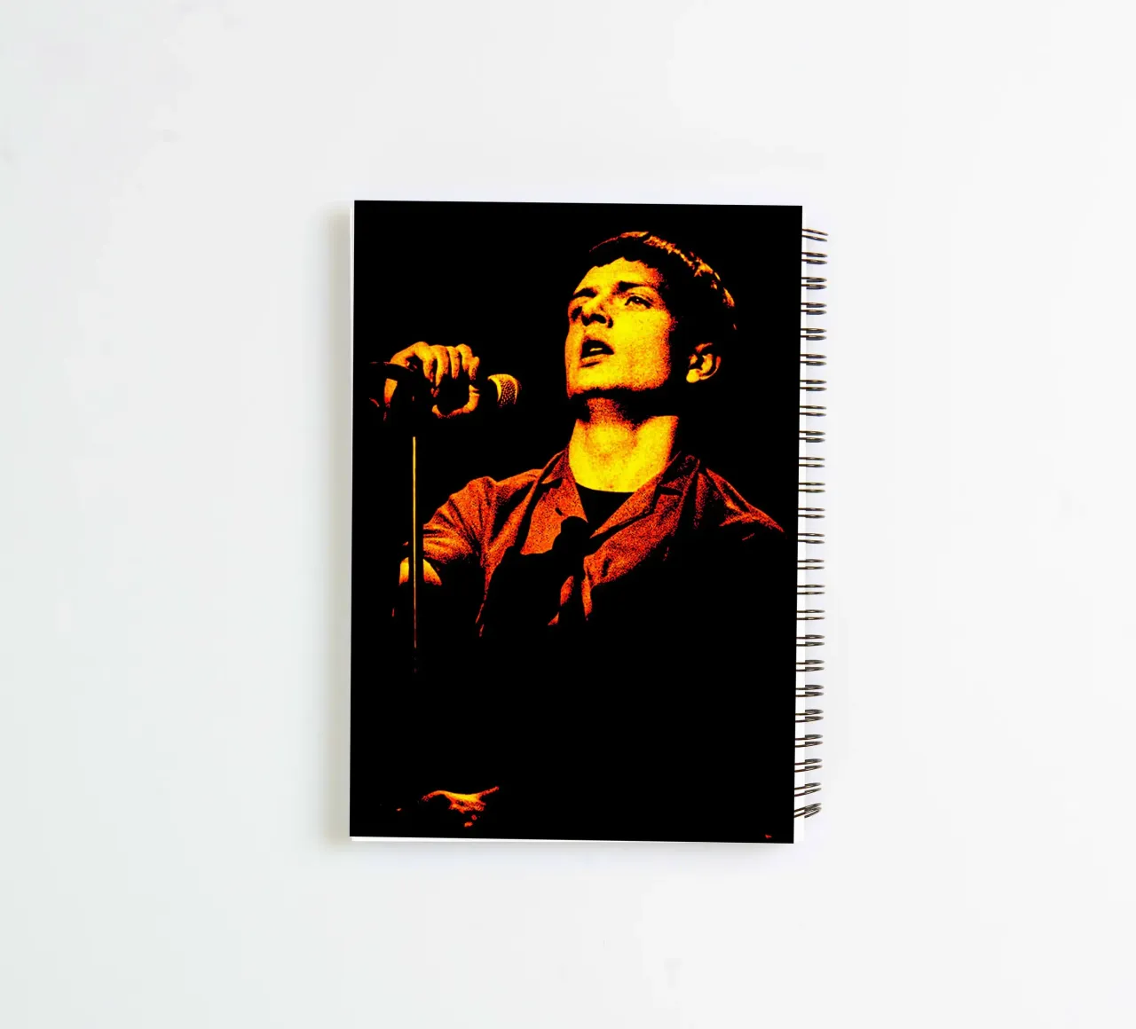 Ian Curtis Joy Division 4 Art spiral notebook by music soul