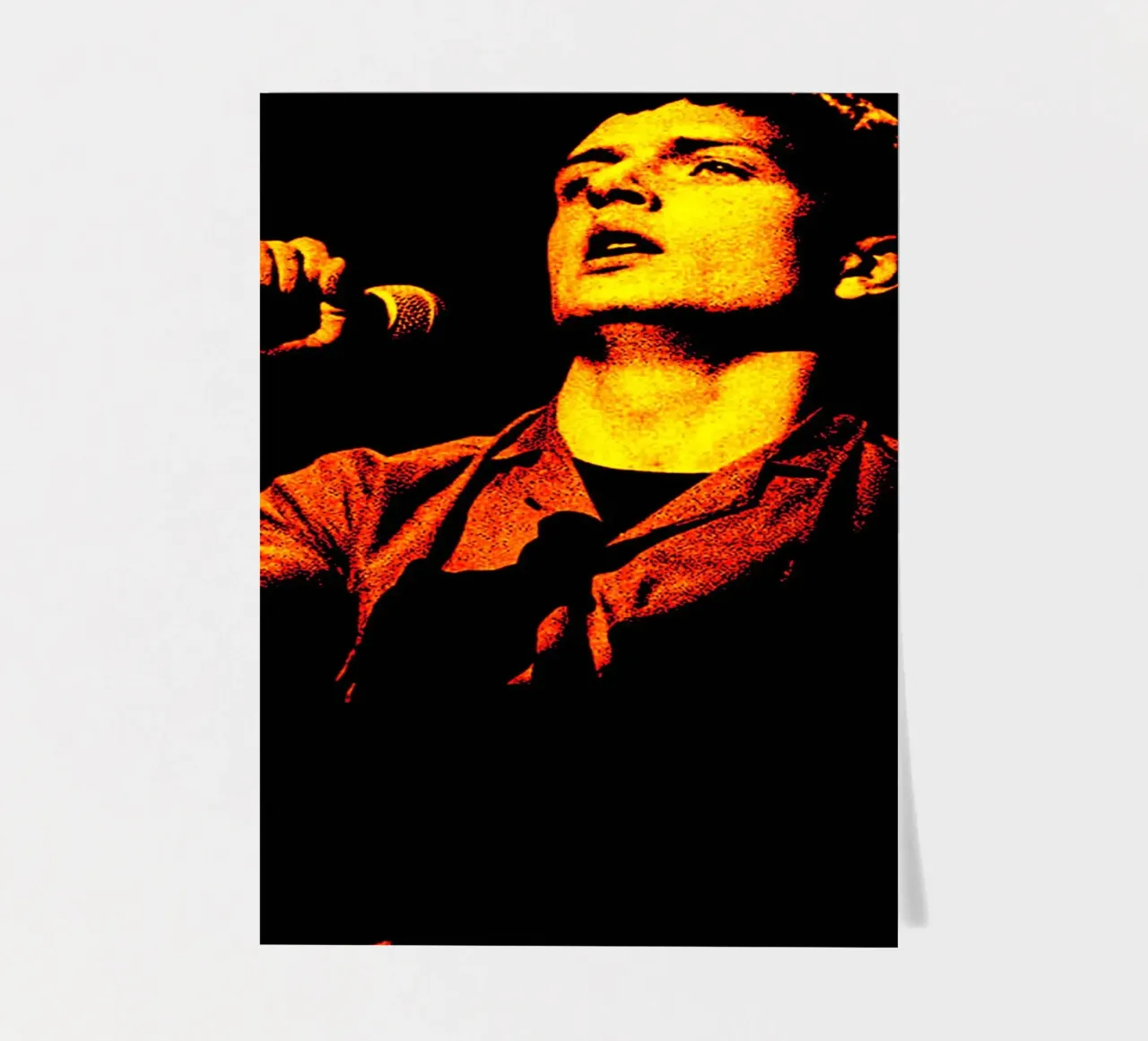 Ian Curtis Joy Division 4 Art sticker sheet by music soul