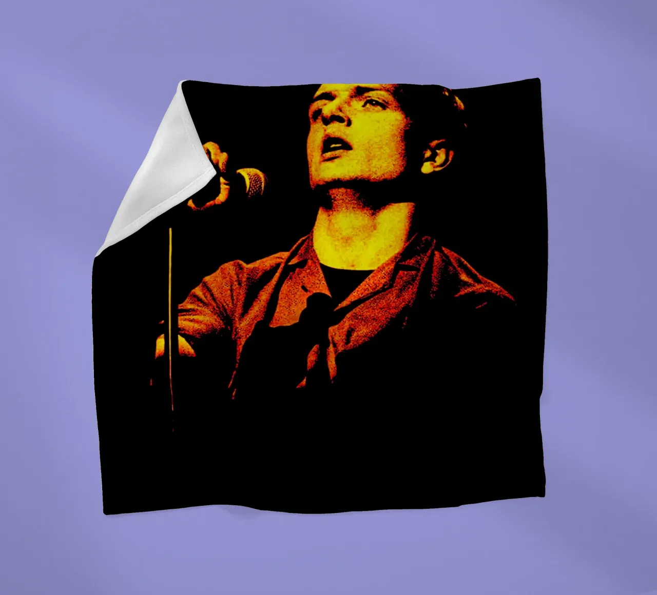 Ian Curtis Joy Division 4 Art fleece blanket by music soul