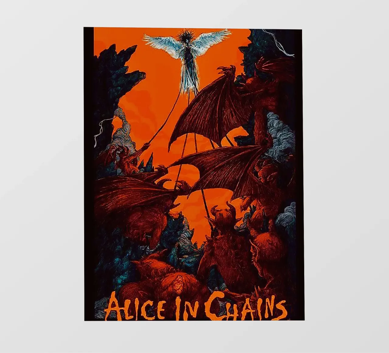 Alice in Chains band pellicola backlit da vanhesling