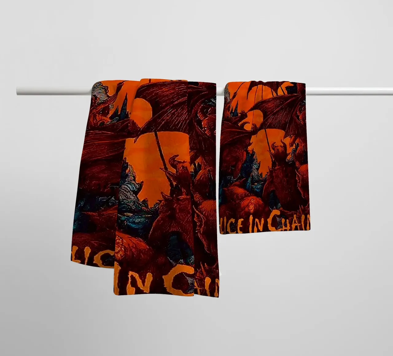 Groupe Alice in Chains serviette de bain de vanhesling
