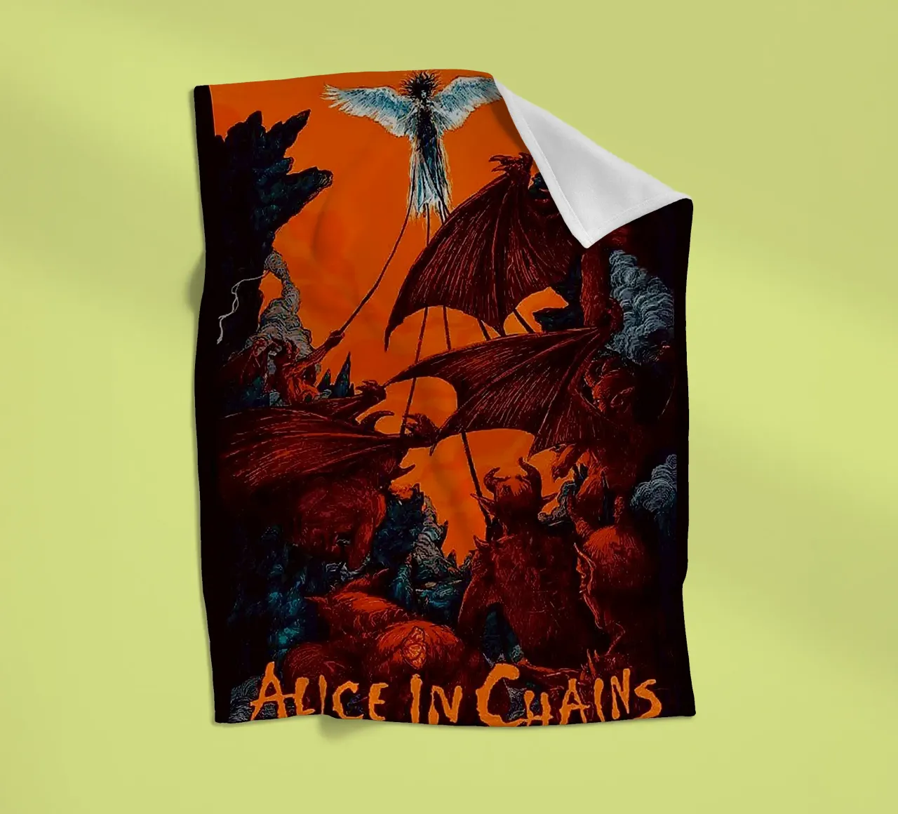 Alice in Chains band coperta in pile da vanhesling