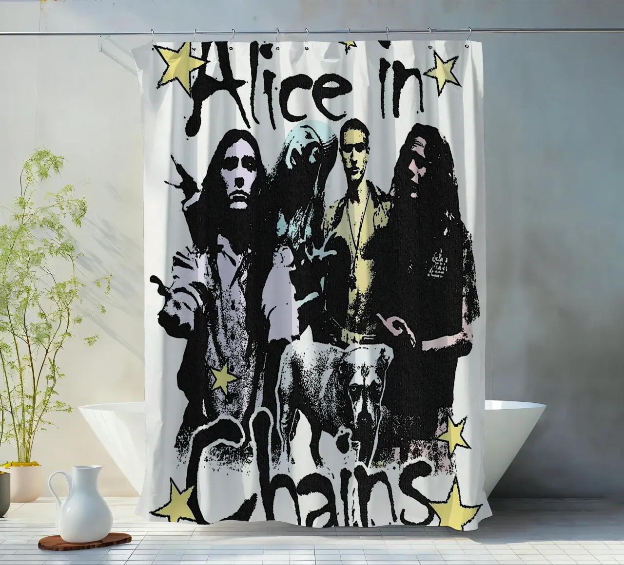 Alice in Chains band tenda da doccia da vanhesling