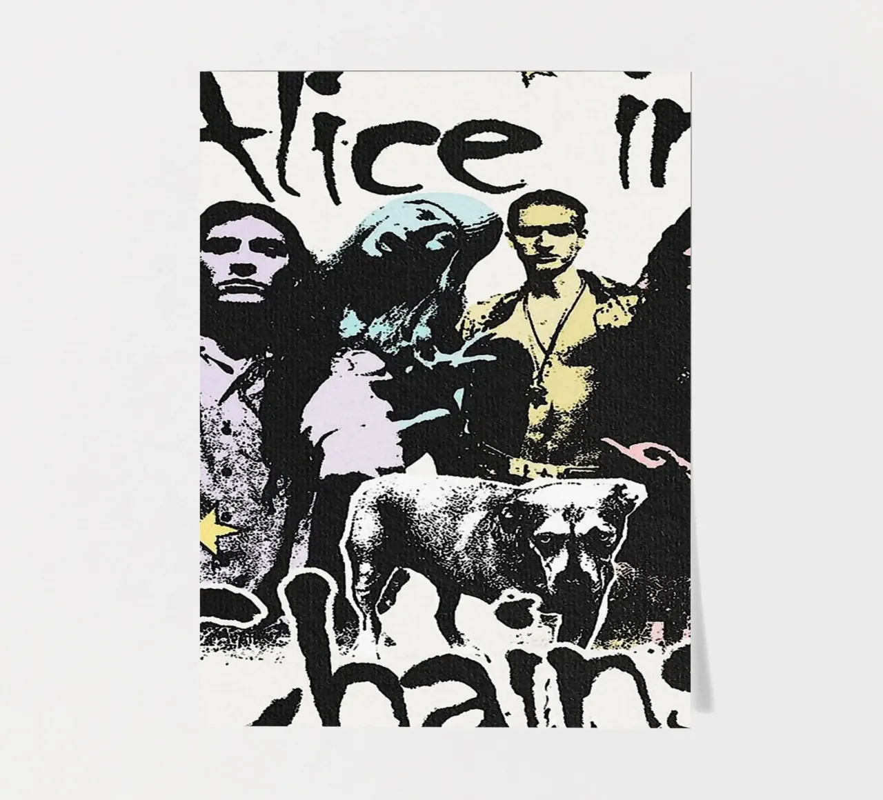 Groupe Alice in Chains planche autocollant de vanhesling