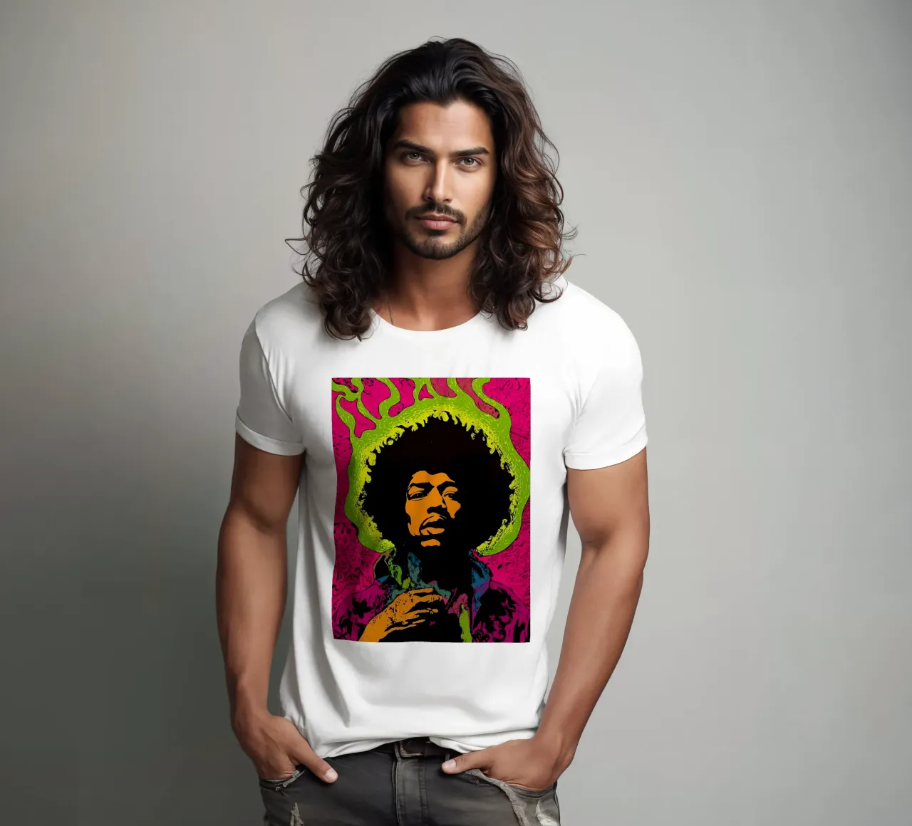Jimi Hendrix t-shirt da vanhesling