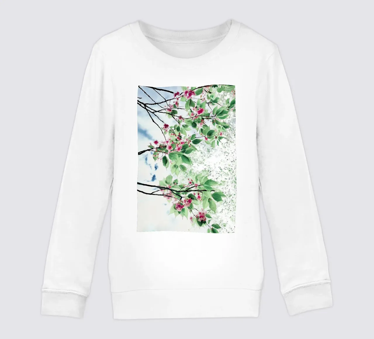 SAKURA - Fiore di ciliegio felpa bambino da KISSA STUDIO