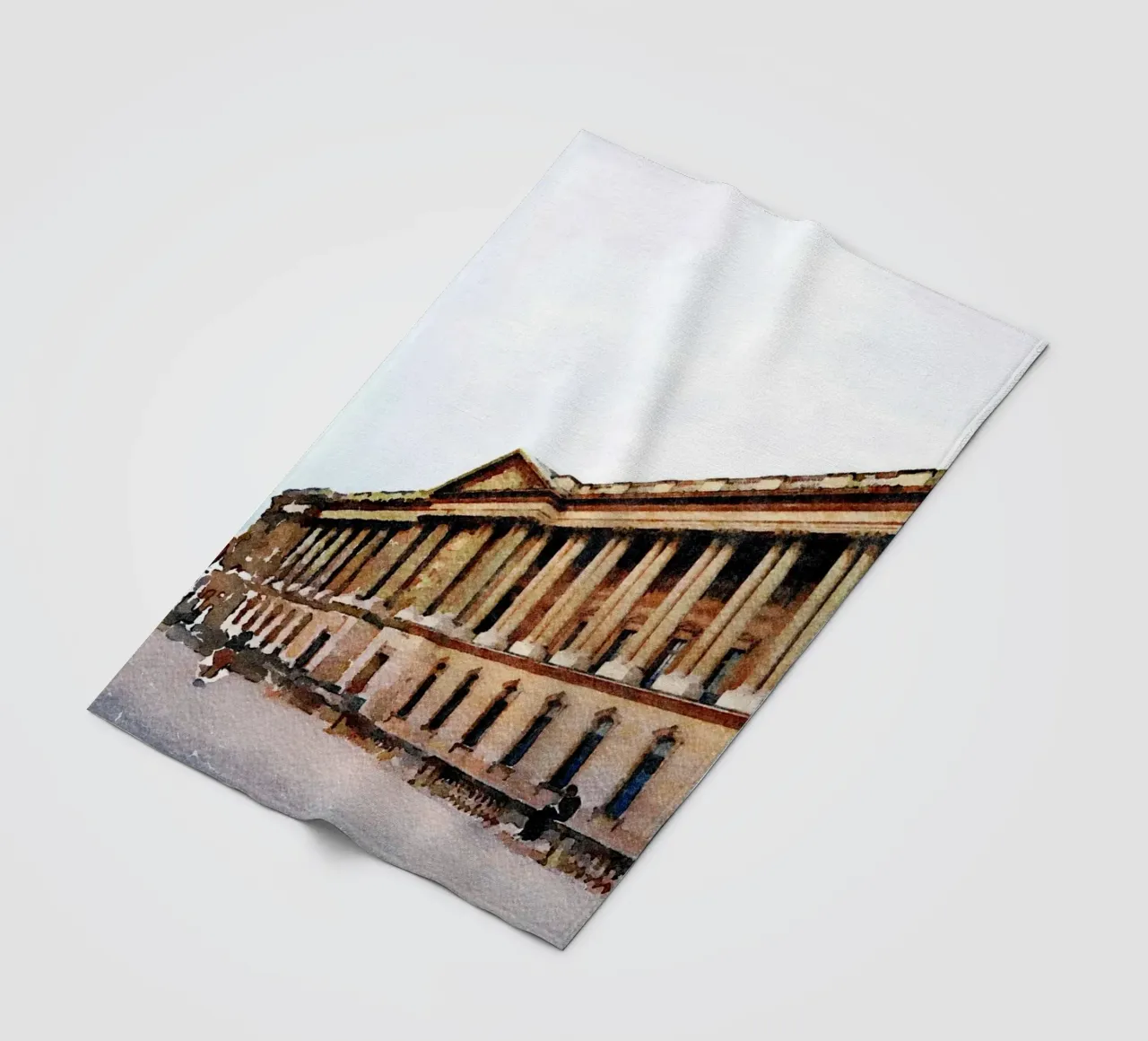 A Parigi coperta in pile da Massimo Frascogna