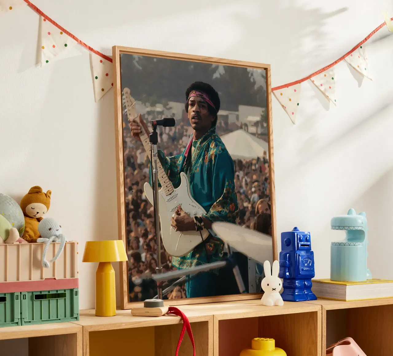 Jimi Hendrix plexiglass da vanhesling