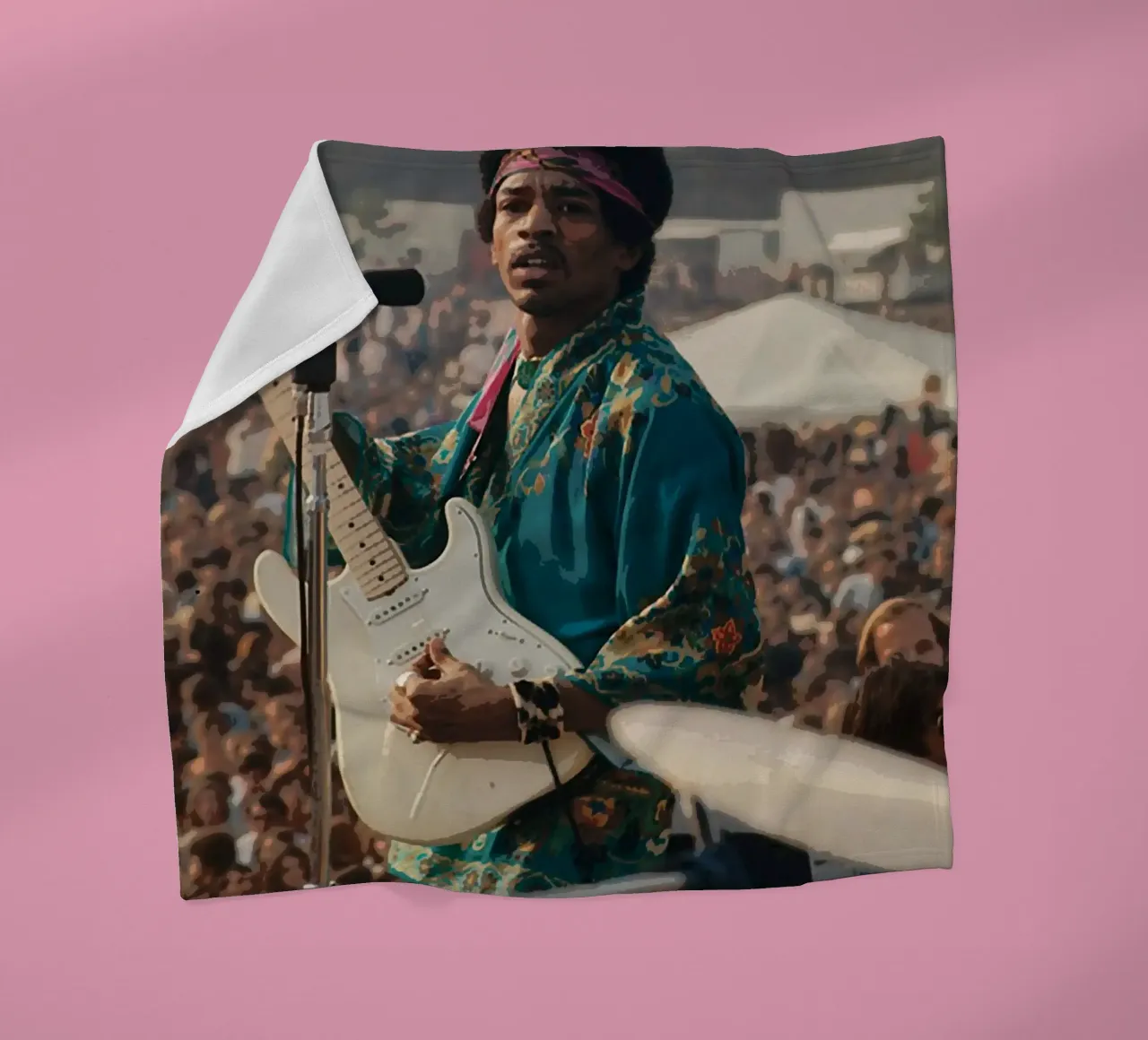 Jimi Hendrix coperta in pile da vanhesling