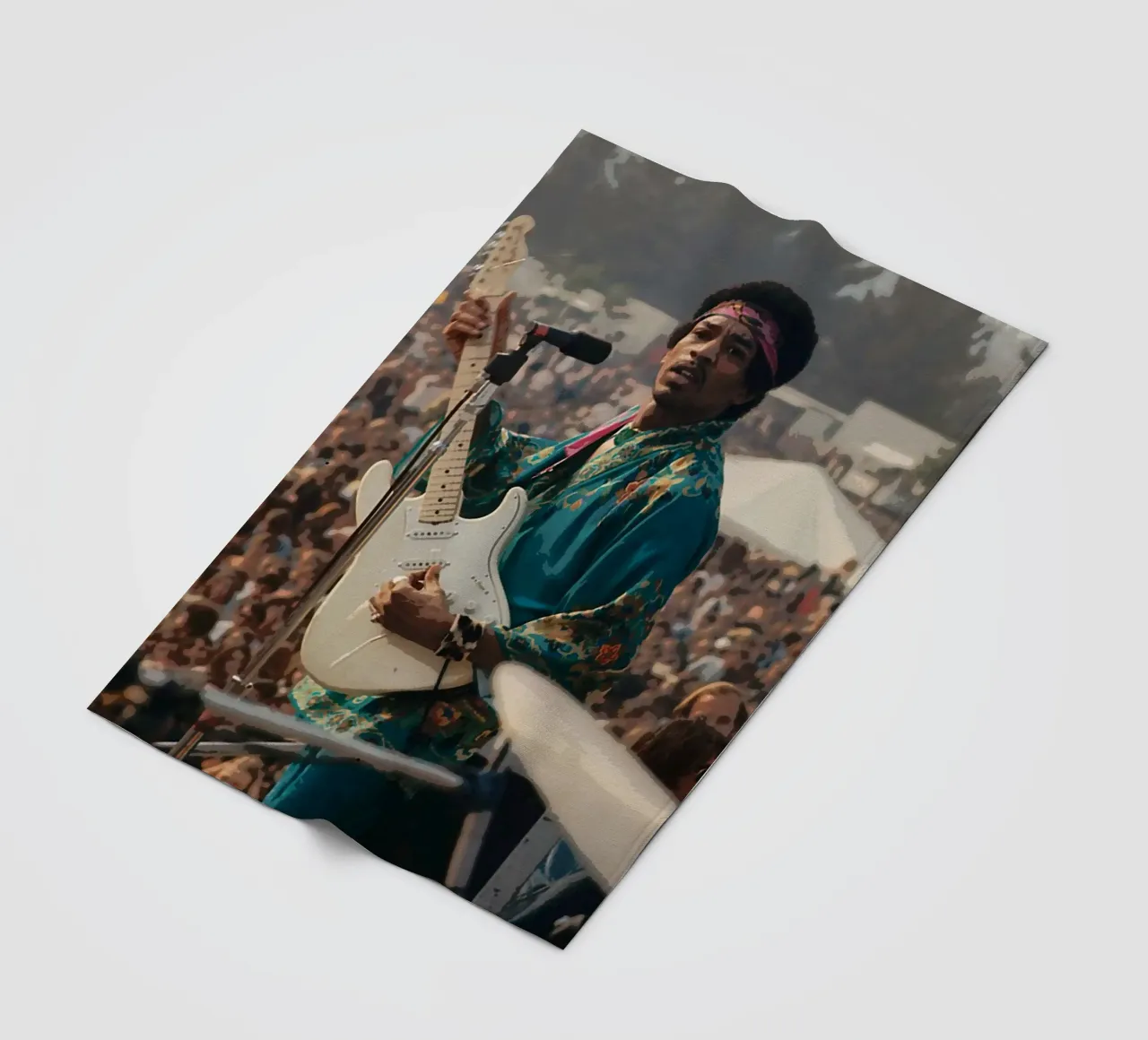 Jimi Hendrix coperta in pile da vanhesling