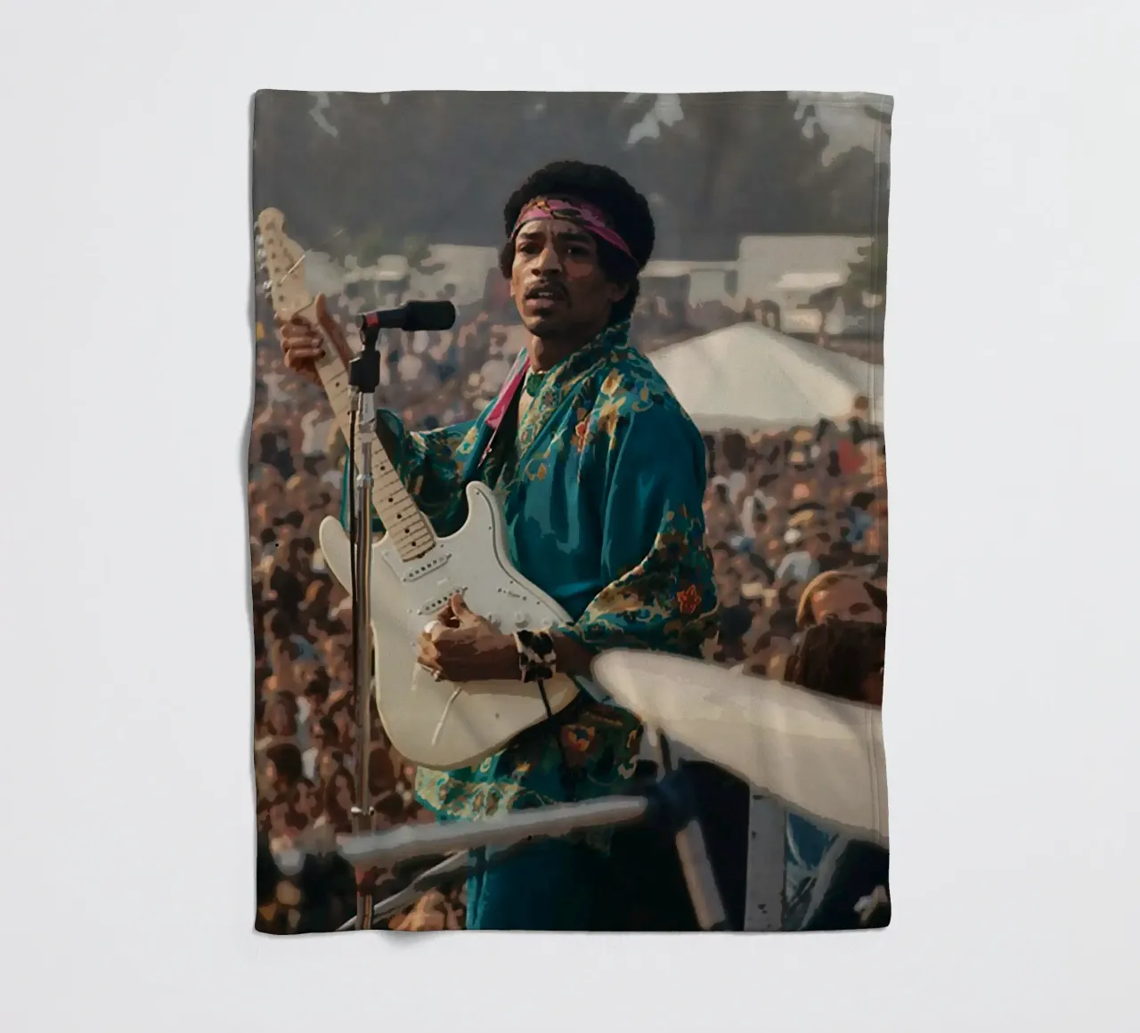 Jimi Hendrix coperta in pile da vanhesling