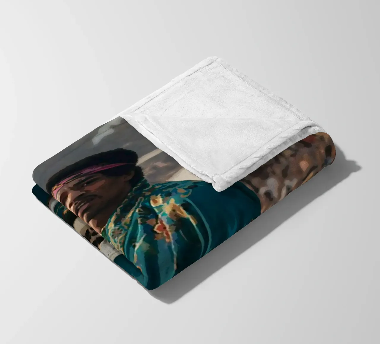 Jimi Hendrix coperta in pile da vanhesling