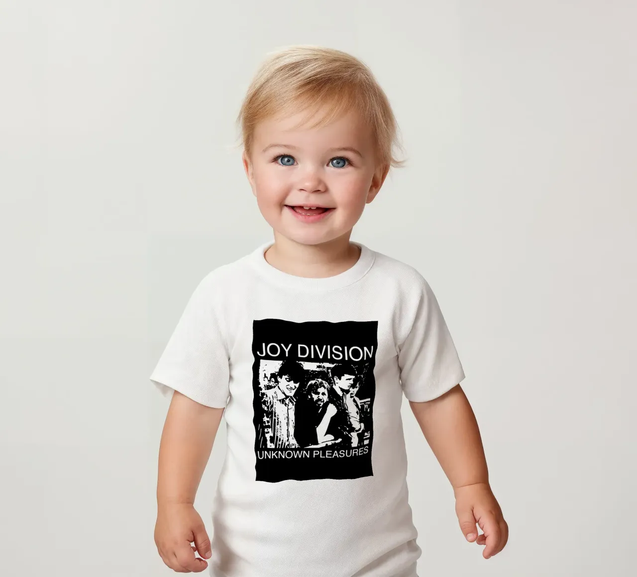Joy Division Unknown Pleasures 1 Kunst Baby T-Shirt von music soul