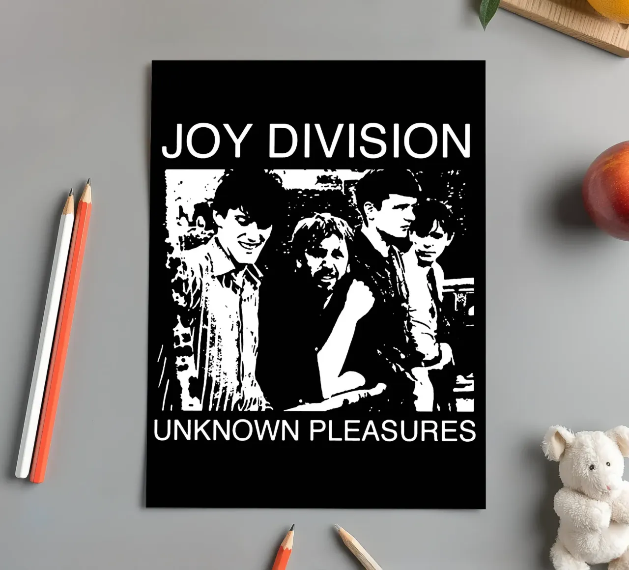 Joy Division Unknown Pleasures 1 Art sticker sheet by music soul