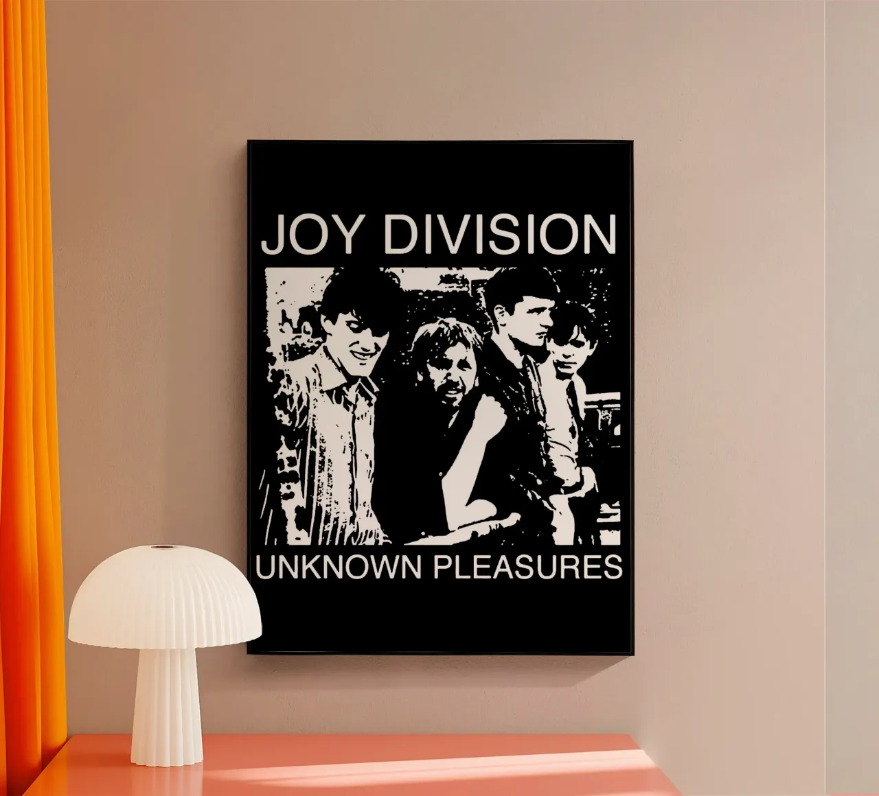 Joy Division Unknown Pleasures 1 Art acrylic glass by music soul