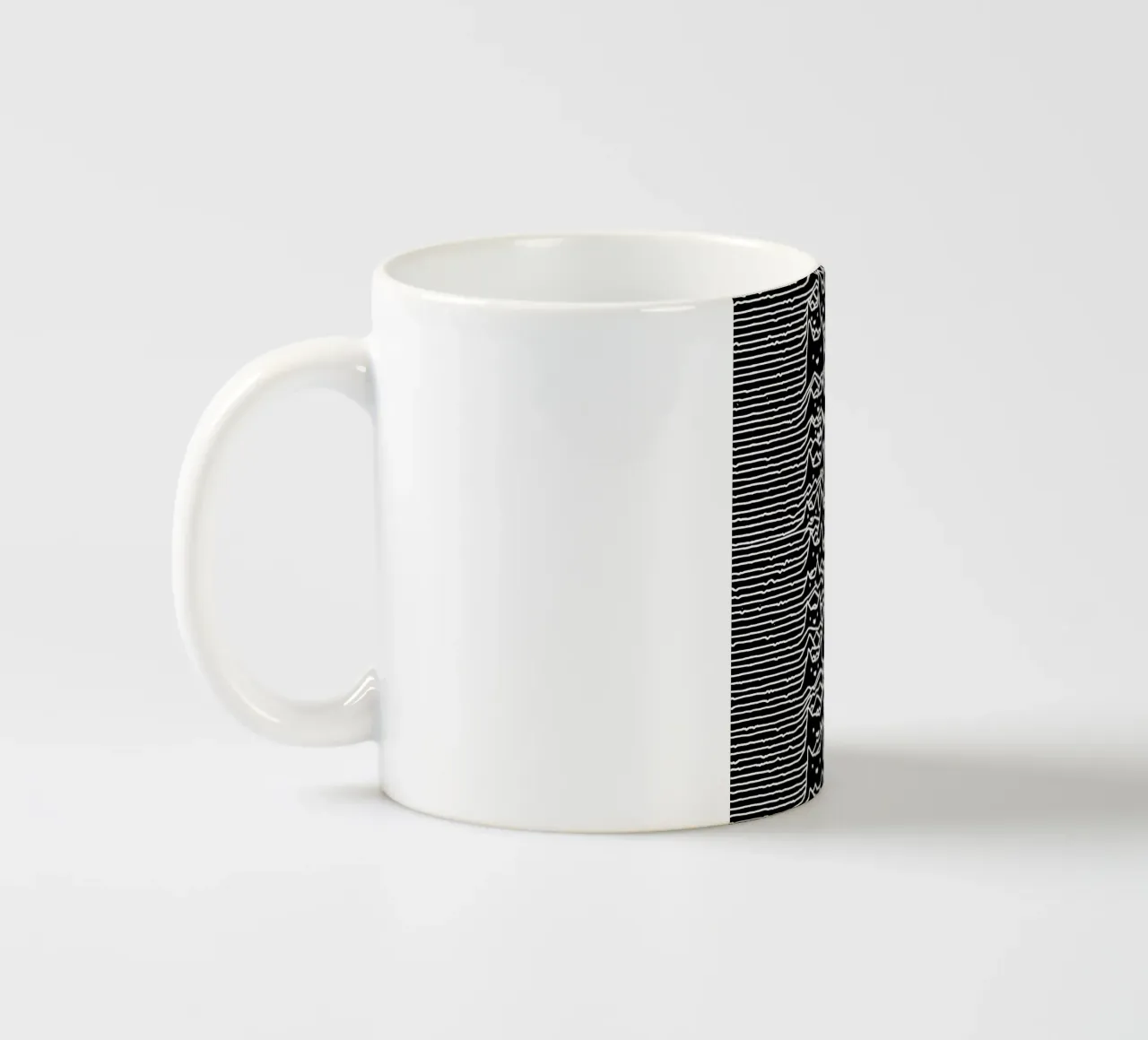 Gatti e onde Joy Division Arte tazza in ceramica da music soul