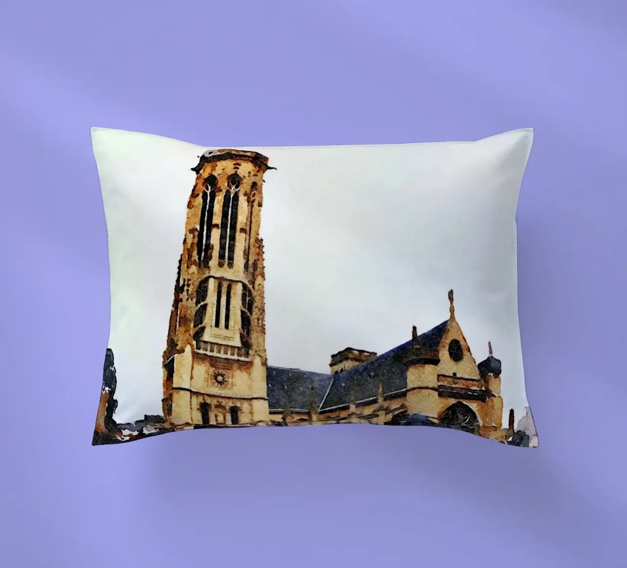 Una chiesa a Parigi cuscino da Massimo Frascogna