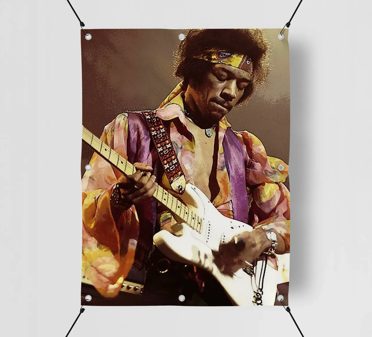 Jimi Hendrix telo in pvc da vanhesling