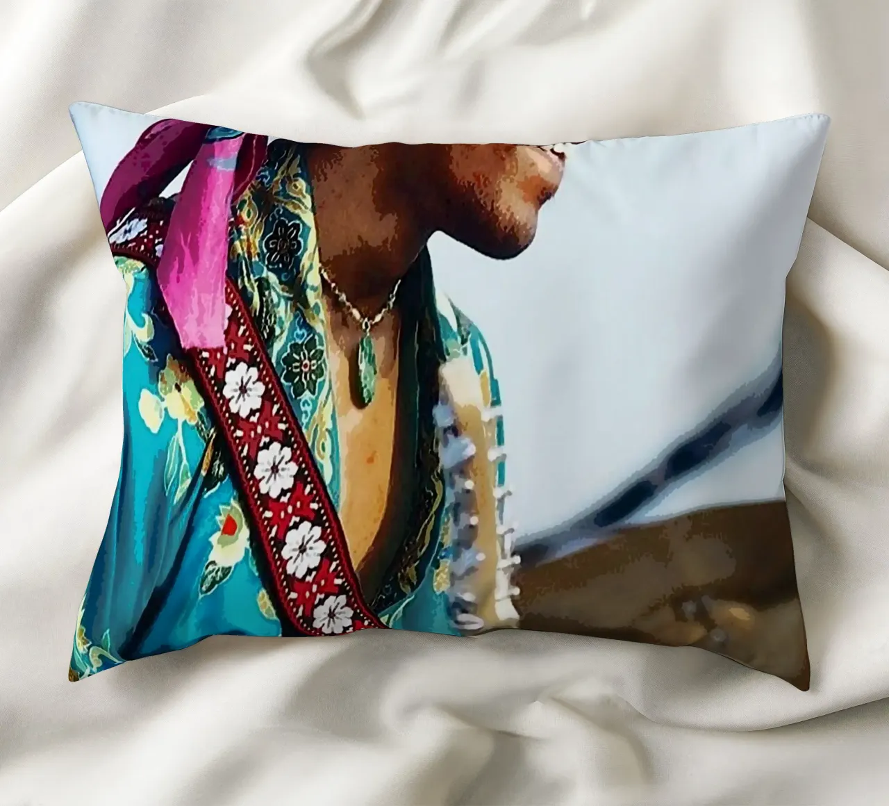Jimi Hendrix cuscino da vanhesling