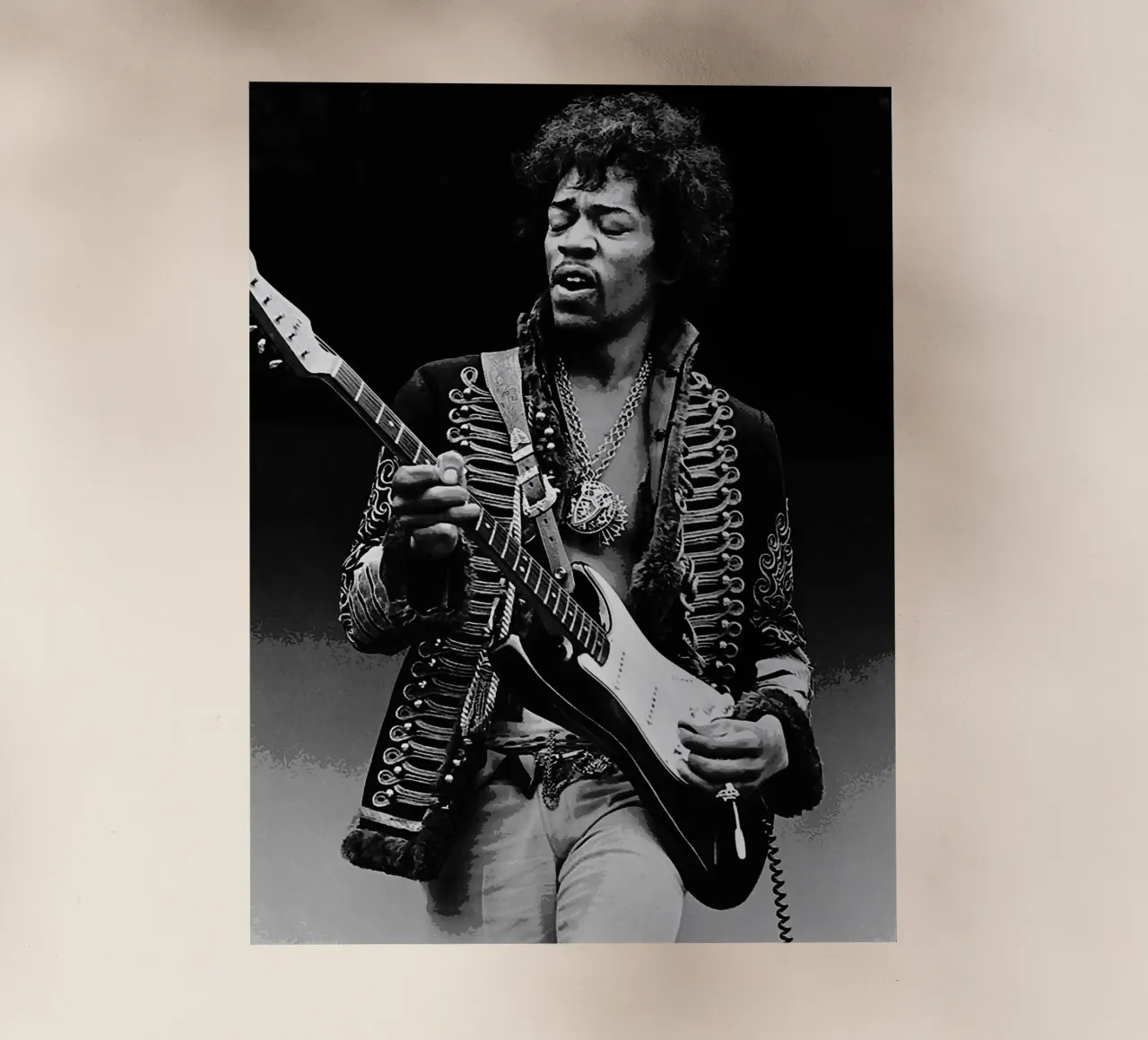Jimi Hendrix pellicola backlit da vanhesling