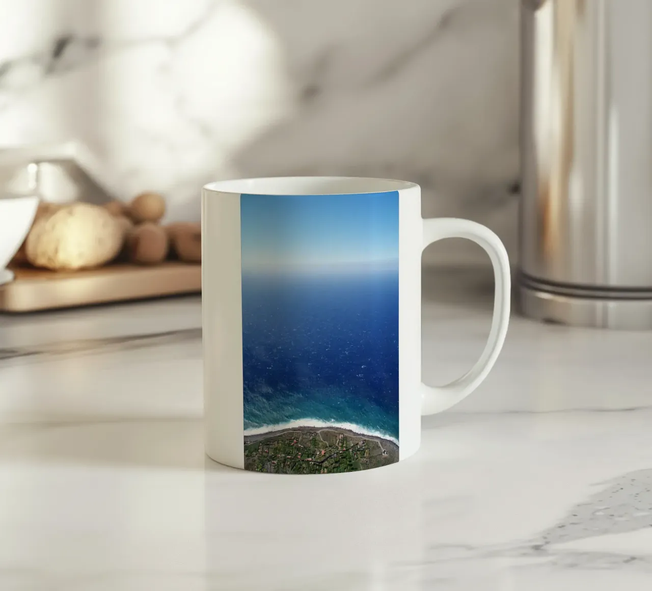 The Edge of the World tazza in ceramica da zenitt