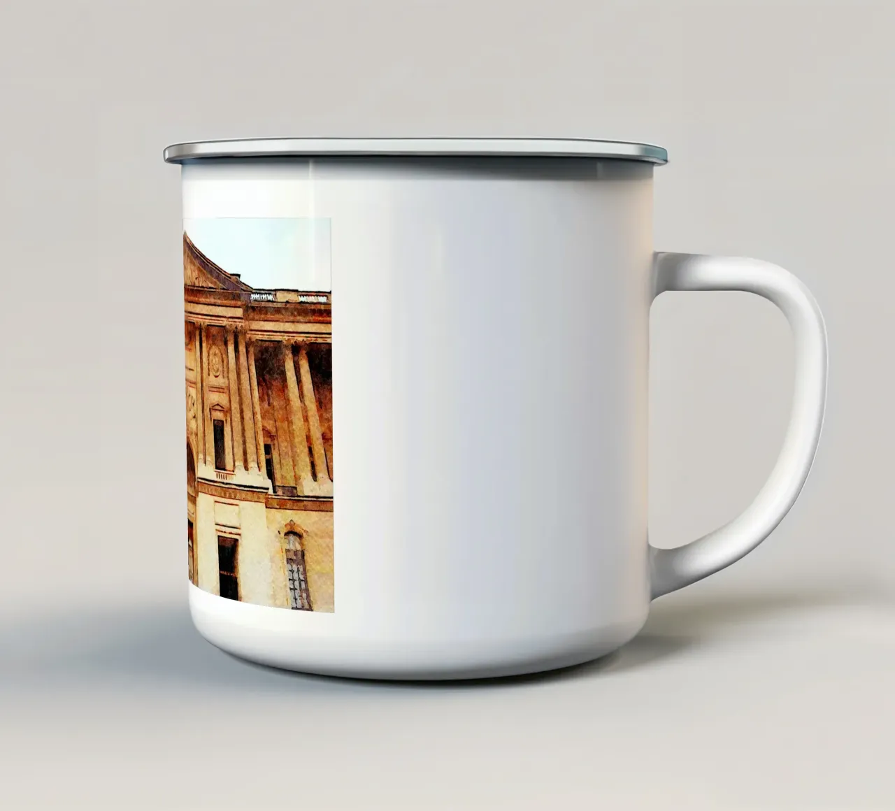 Parigi tazza in smalto da Massimo Frascogna