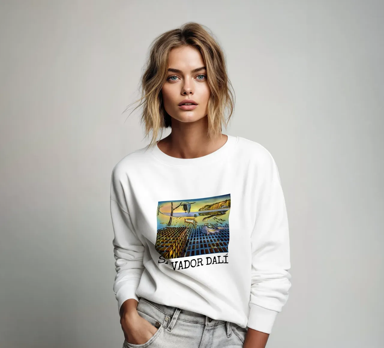 The Disintegration of the Persistence of Memory sweatshirt by careytowne1